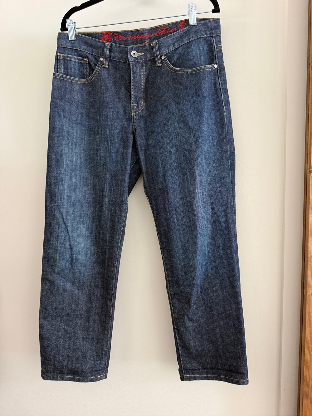 Christopher Blue Women's Relaxed Dark Blue Jeans